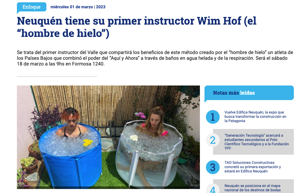 Salí en el diario In Neuquén!