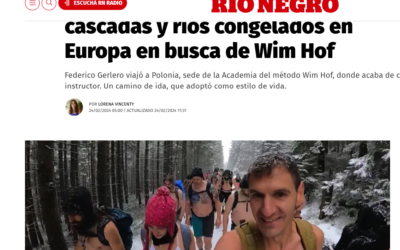 Me certifiqué como instructor Avanzado (nivel 2)  del Método Wim Hof en Polonia! y salí en el diario